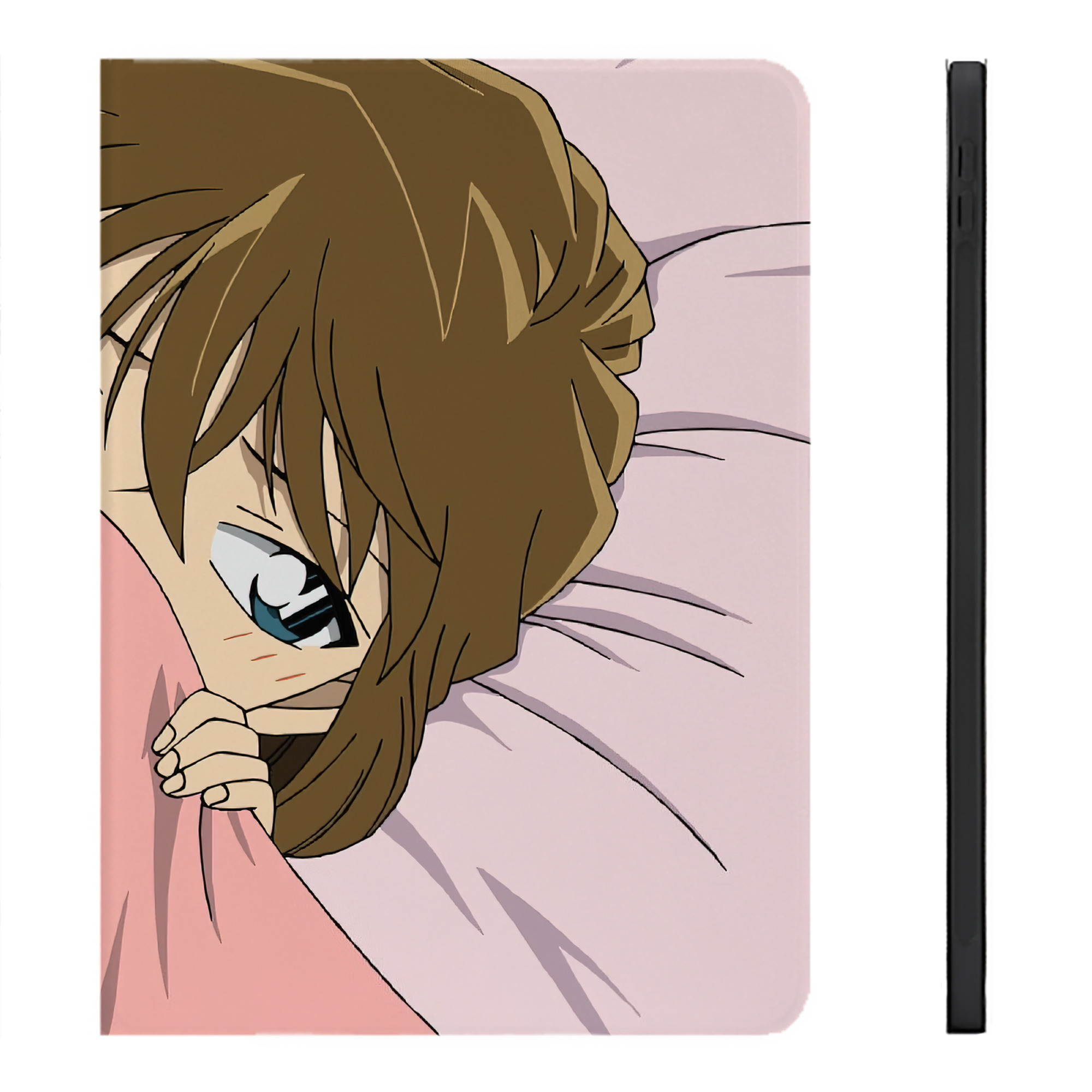 （画像用） 名探偵コナン Detective Conan IPadケース ペンホルダー付き ブックスタイルデザイン